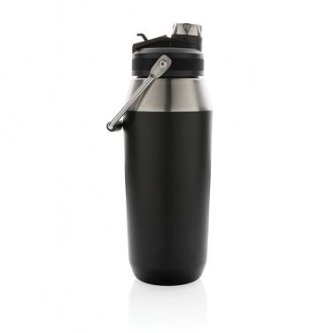 Logotrade promotional gift picture of: Vacuum stainless steel dual function lid bottle 1L